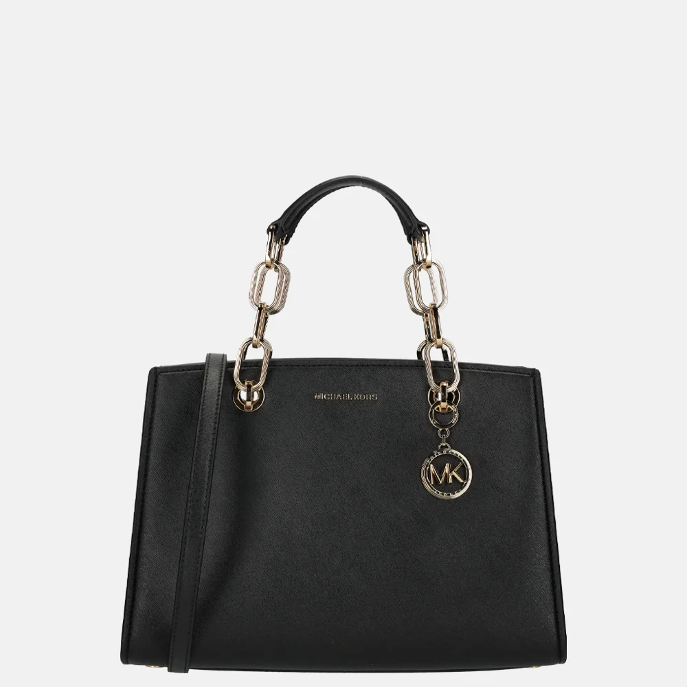 Michael Kors Cynthia handtas M satchel black 020454 Zwart